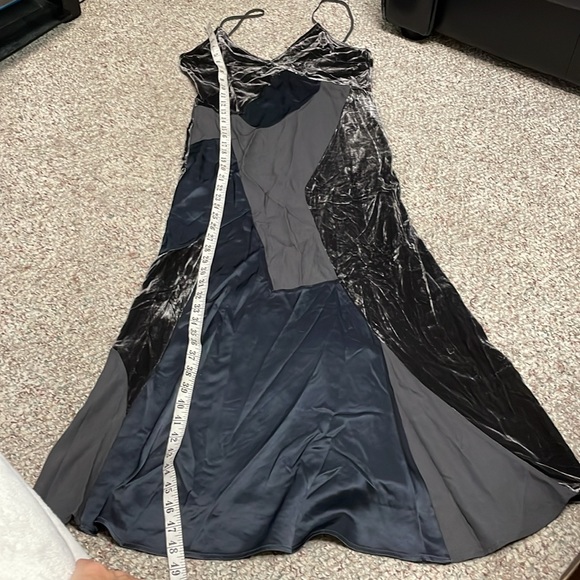 Zara silk velvet midi slip dress - Picture 6 of 9